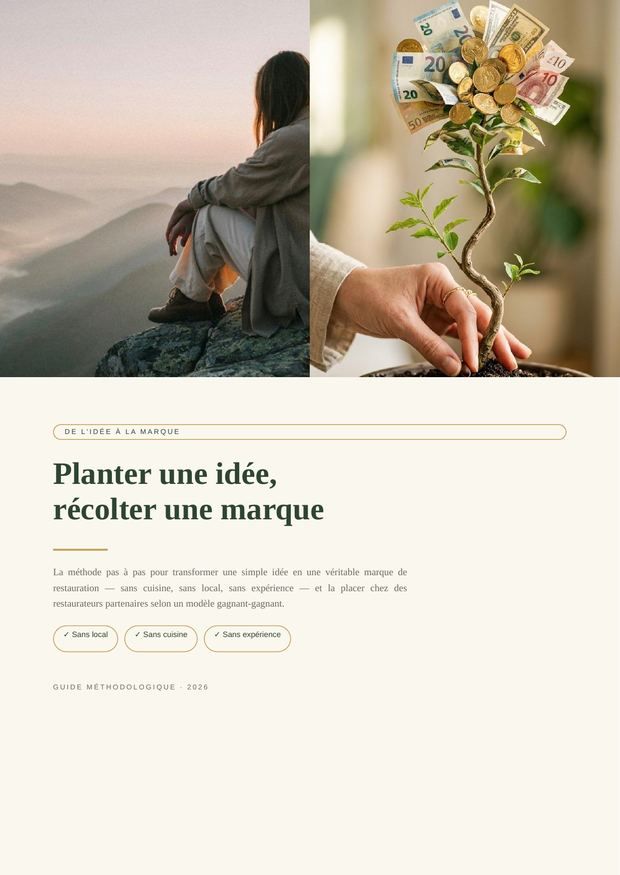 Couverture du Guide 1 — De l'idée à la marque